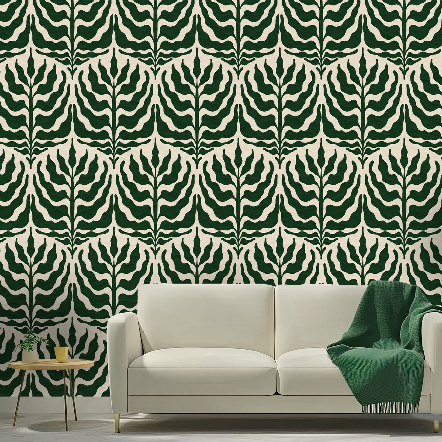 Regal Greenery Wallpaper