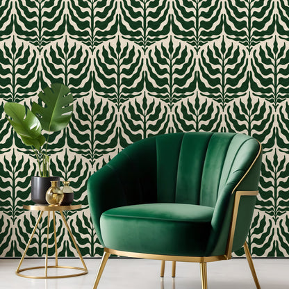 Regal Greenery Wallpaper