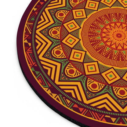 African Mandala Mouse Pad