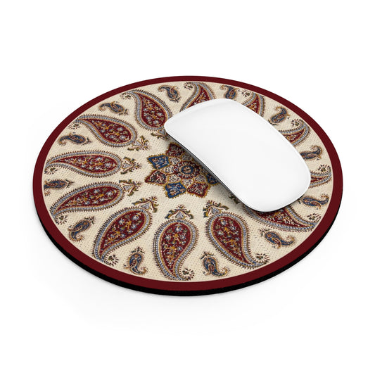 Persian Pattern Round Mouse Pad