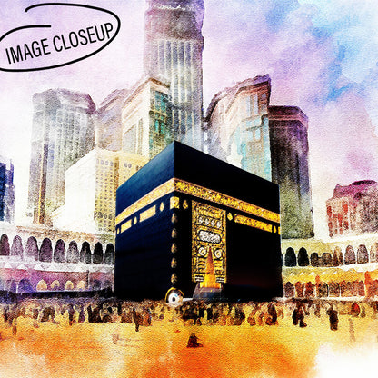 Kaaba-Watercolor- MixPix Tile