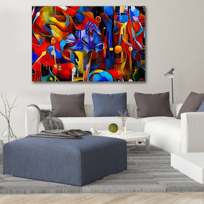 Pastel Abstract Canvas