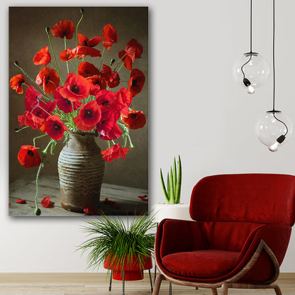 Red Flower Canvas