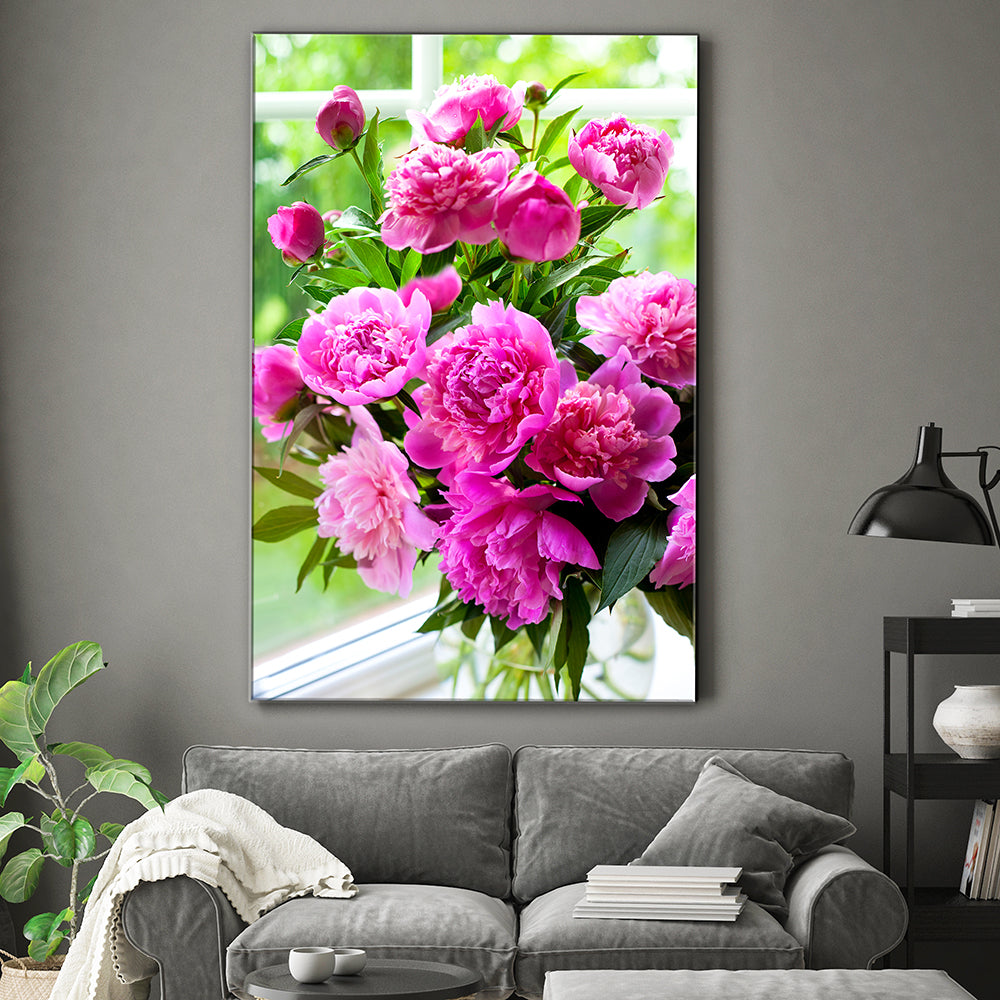 Pink flower Canvas