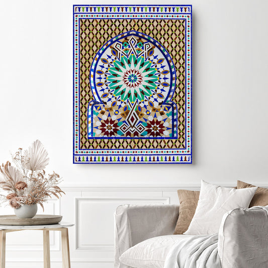 Mosaic in Morocco Canvas