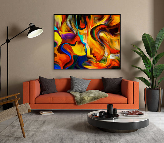 Faces- Modern Abstract Art Canvas