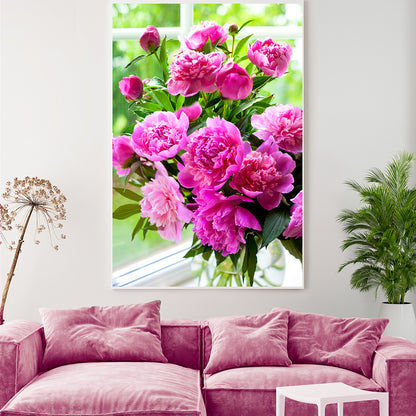 Pink flower Canvas