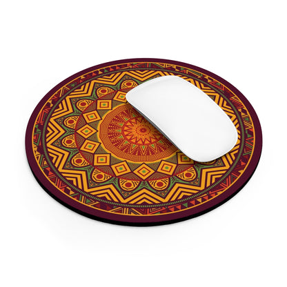 African Mandala Mouse Pad