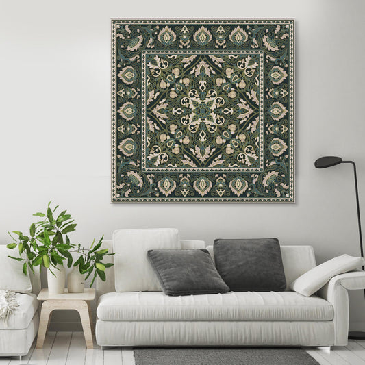 Oriental Floral Canvas