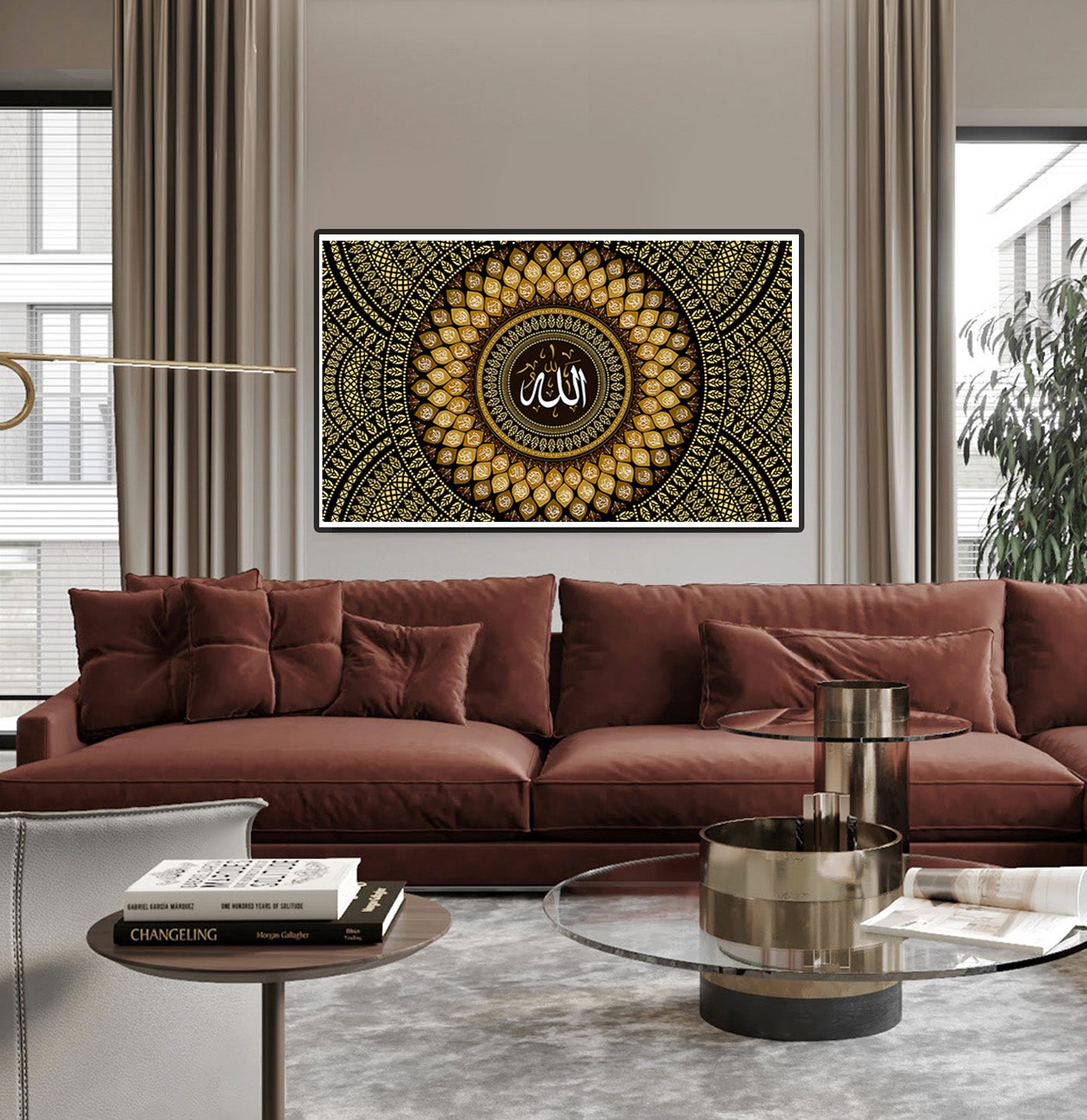 99 Names of Allah Islamic Canvas