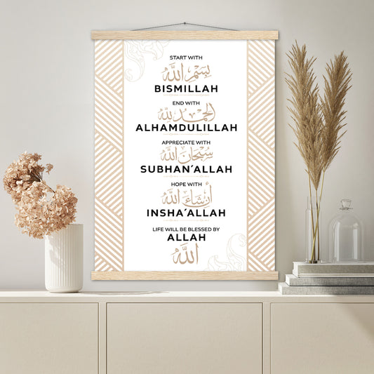 Start with Bismillah, End with Alhamdulillah