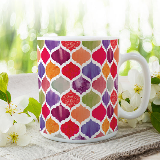 Multicolor Tile Mug