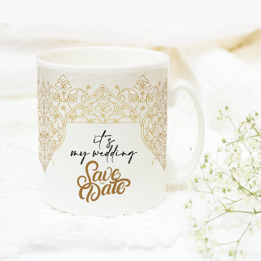 Wedding Save the Date Mug