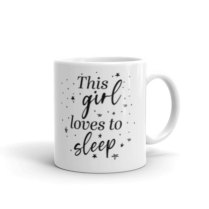 This Girl Loves To Sleep Mug