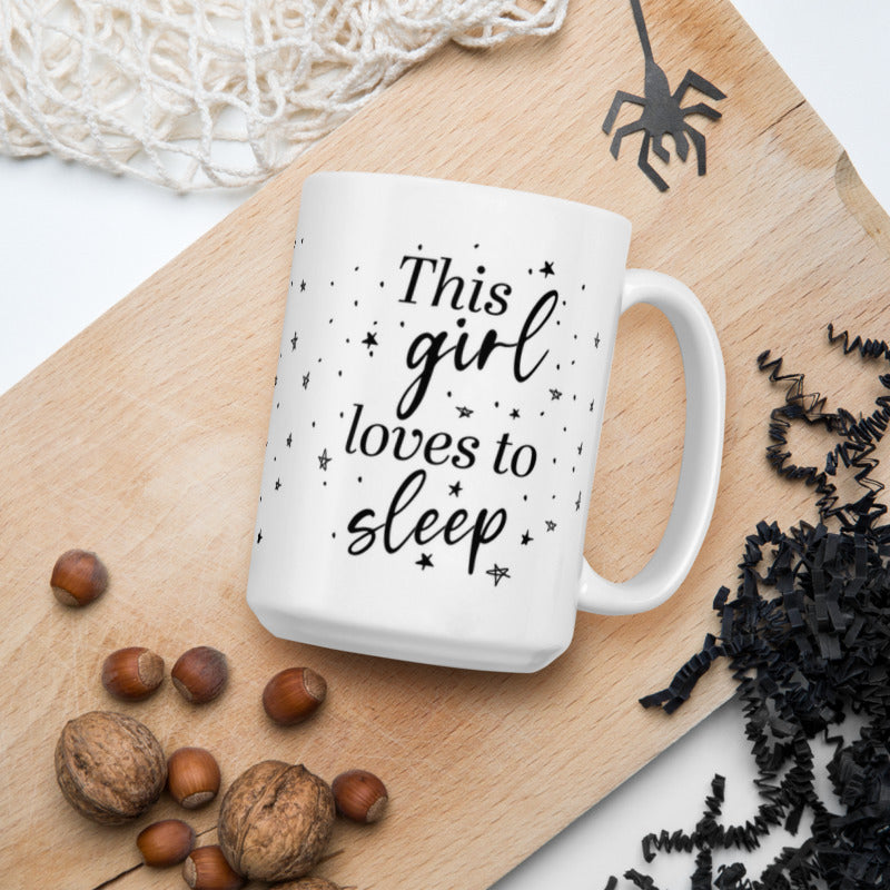 This Girl Loves To Sleep Mug